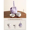 Point purple caramel-green leisurely purple well outfit-green ding lot