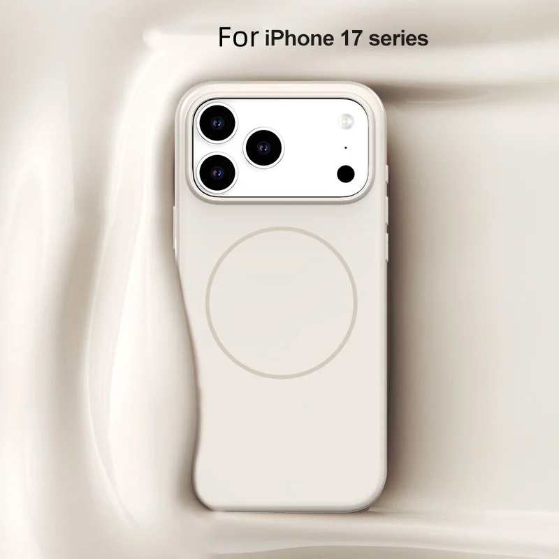 product laudtec deluxe design tpu back cover for iphone 17 pro max wireless charging case skin feel phone protector mobile phone cases-4