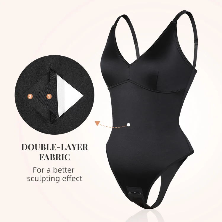 Wholesale 2023 Daily Wear One Piece Slimming String Thong Bodysuit Tops