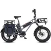 Grey Gemini X + Basket Set + Pannier Bag