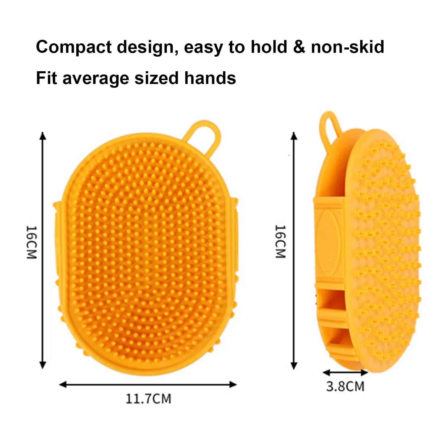 Pets Silicone Washing Brush Dog Cat Bath Brush Comb Rubber Glove Hair