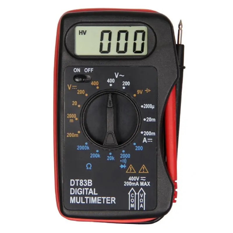 DT83B Digital Multimeter Minitasche aktuellen Widerstand Multitesters Mini  DE 