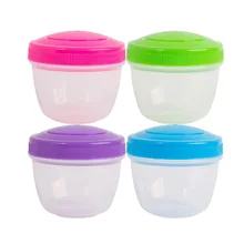 140ML Round Small Baby puree Mini airtight food storage container set