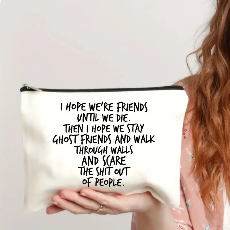 1 pc Stylish Cosmetic Bag pattern Personalized Makeup Bag Travel Toilet Storage Bag Cosmetic Pouch bachelorette party gift