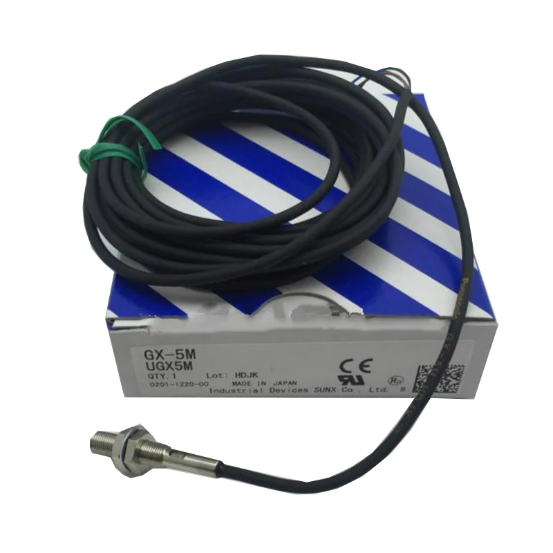 New Original GX-5M Panasonic GX series proximity sensor, adopted for metal object detection, position limit and signal trigger in industrial automated machinery and production lines.