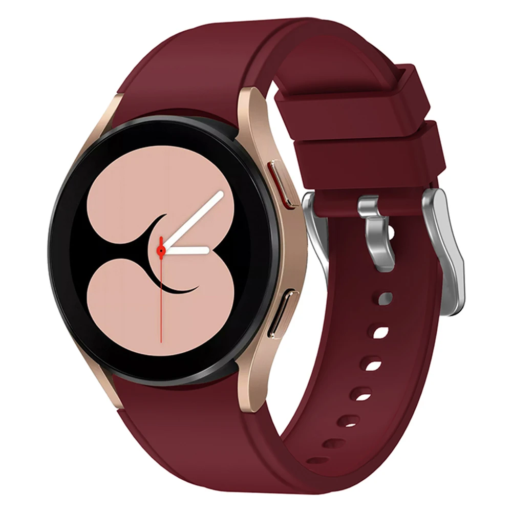 Cinturino In Silicone Per Galaxy Watch4 40/44mm Watch 4 Classic 42/46mm  Cinturino Di Ricambio Largo 20mm - Buy Guarda 4 Cinturini,Cinturino Watch4,Cinturino  Galaxy Watch Product on Alibaba.com