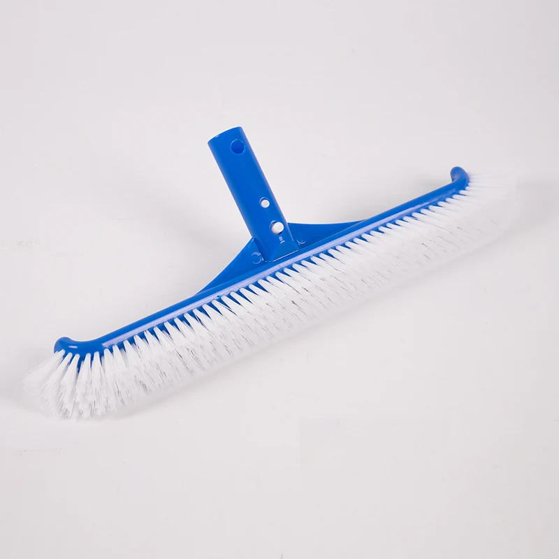 Pool Brush Head for Inground Pools Curved Edge for Corner Wall Tiles Steps Vinyl