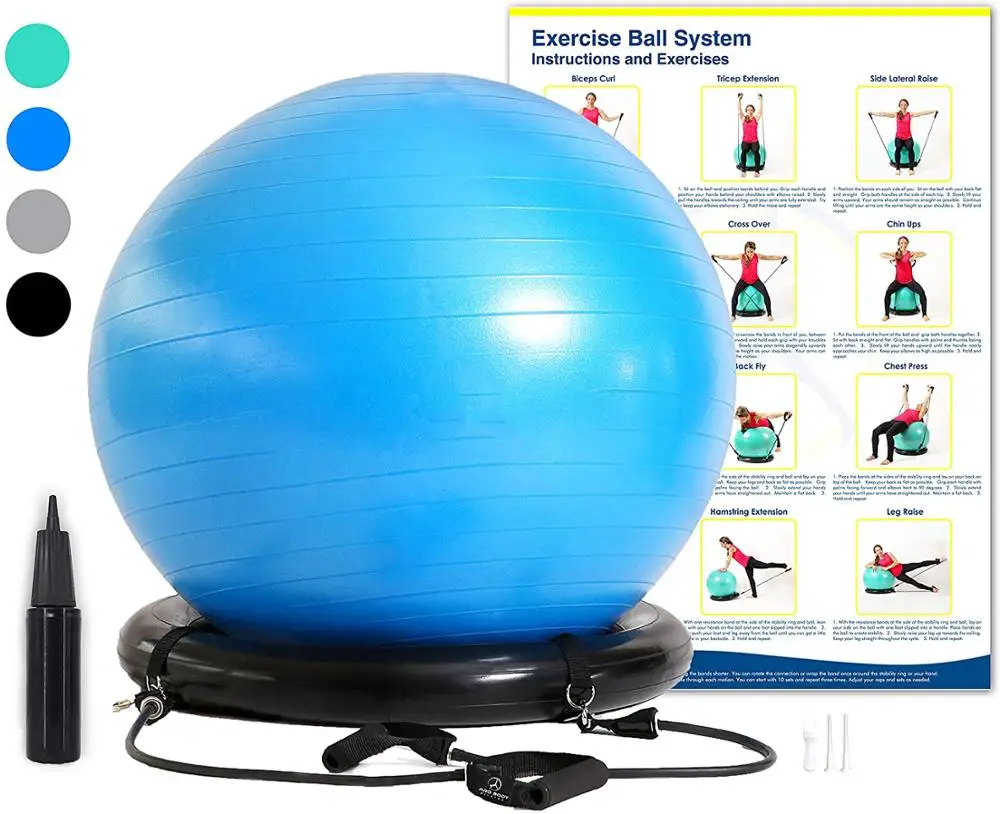 exercise ball chair exercises