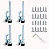 Large size 4 assembly screws 24 pieces and hex socket (bagged)