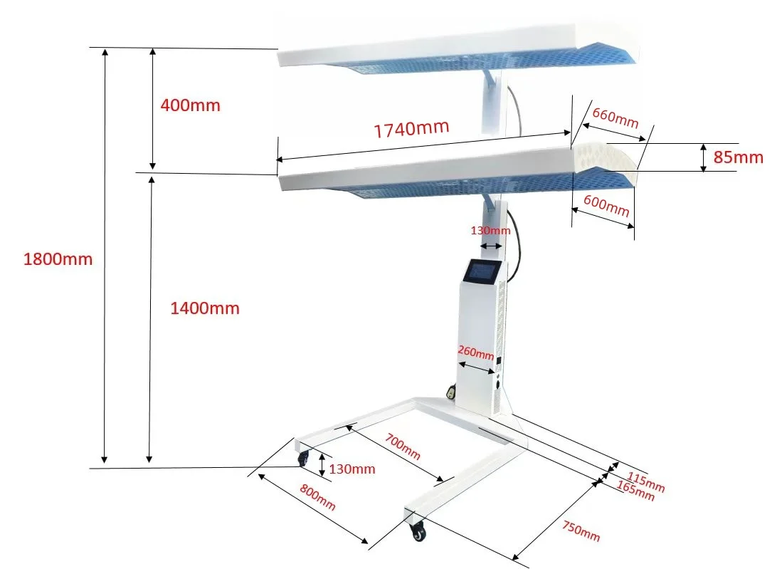 Shanglaite Upgrade Full Body Infrared Red Light Therapy Panel Bed with LCD Control System Capsule Red Light Therapy Panel manufacture