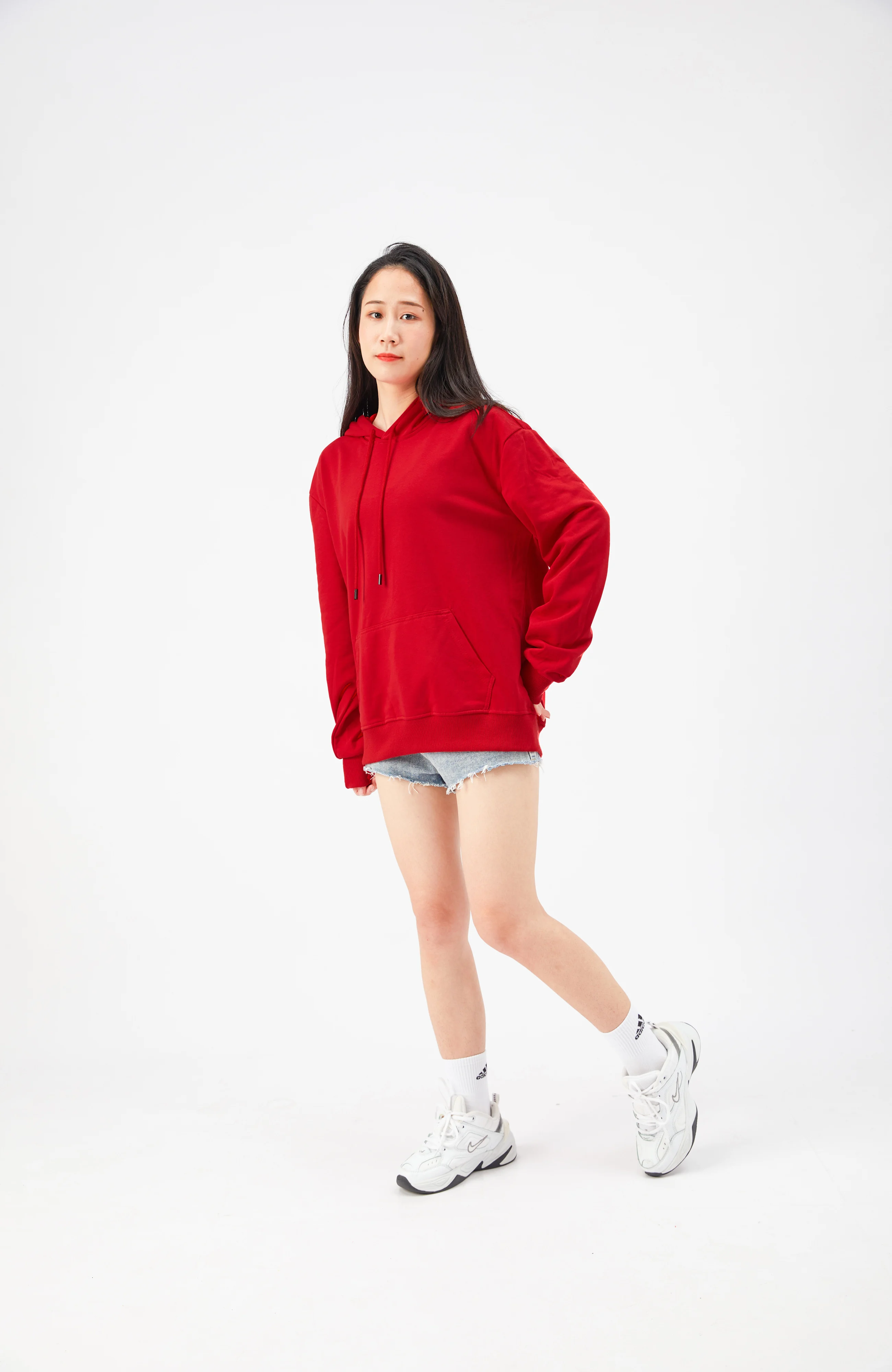 Custom High Quality heavyweight man's blank 320Gsm 100% cotton terry plus size hoodie multicolor uni
