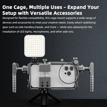 Smartphone Video Handheld Cage Kit Phone Cage Rig Kit for Iphone16 detail image