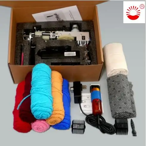 2 in 1 Hand Tufting Machine Carpet Rug Making Embroidery Machines Tufting Gun