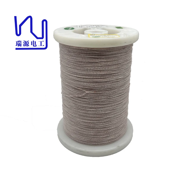 Custom Strands Litz Wire Pure Natural Silk Coated Litz Wire For Audio Equipment