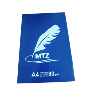China Manufacturer Oem A4 Copy Paper 75 - 80gsm 70gsm Hard A4 Custom Logo Bond Draft Double White Printer Office Copy Paper
