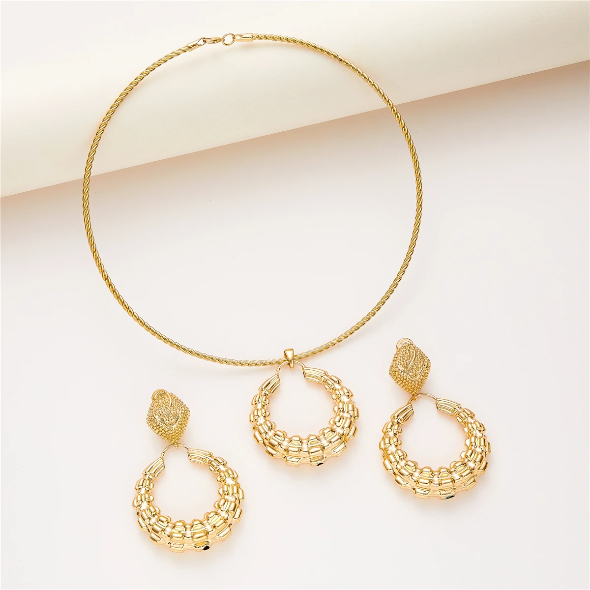 Buy Bridal Necklace Jewelry Set,Gold 