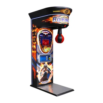 Coin-Operated Sports Arcade Boxing Training Machine Street Entertainment for Amusement Parks Measures Boxing Force
