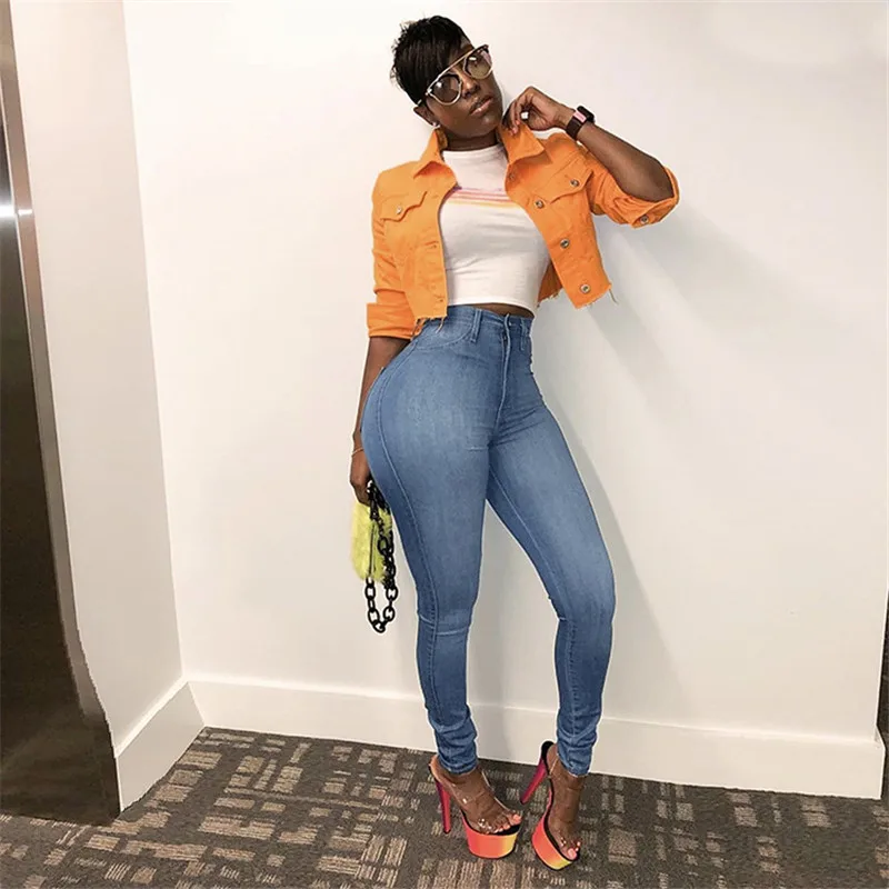 Vaqueros Elásticos Ajustados Para Mujer,Jeans Clásicos De Marca A La  Moda,De Cintura Alta,Venta Al Por Mayor - Buy Mujer Vaqueros,Tie Dye  Pantalones Vaqueros,Pantalones Vaqueros Para Mujer Product on Alibaba.com