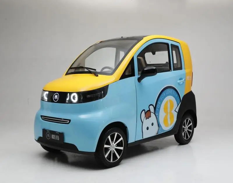 Simple and Fashionable Four-wheeled Mini Car with EEC