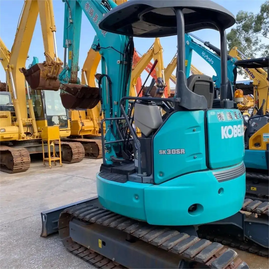 KOBELCO SK30SR Used Excavator Latest Model 3tons 95% New Original with EPA CE Excavator KOBELCO SK30 Mini excavator for sale
