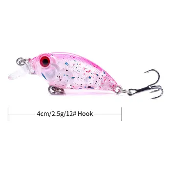 Cheery for New Rock Little Fat 2.5g Luya Plastic Artificial Hard Bait Embryo with Hooks for for Carp Bottom Fishing – Hard Lure – view 5