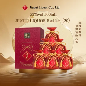 52%vol 500mL JIUGUI LIQUOR Red Jar20 Edition Fuyu Flavor Don Juilio  Liquor Premium Gift Solid-State Brewed Business Festival