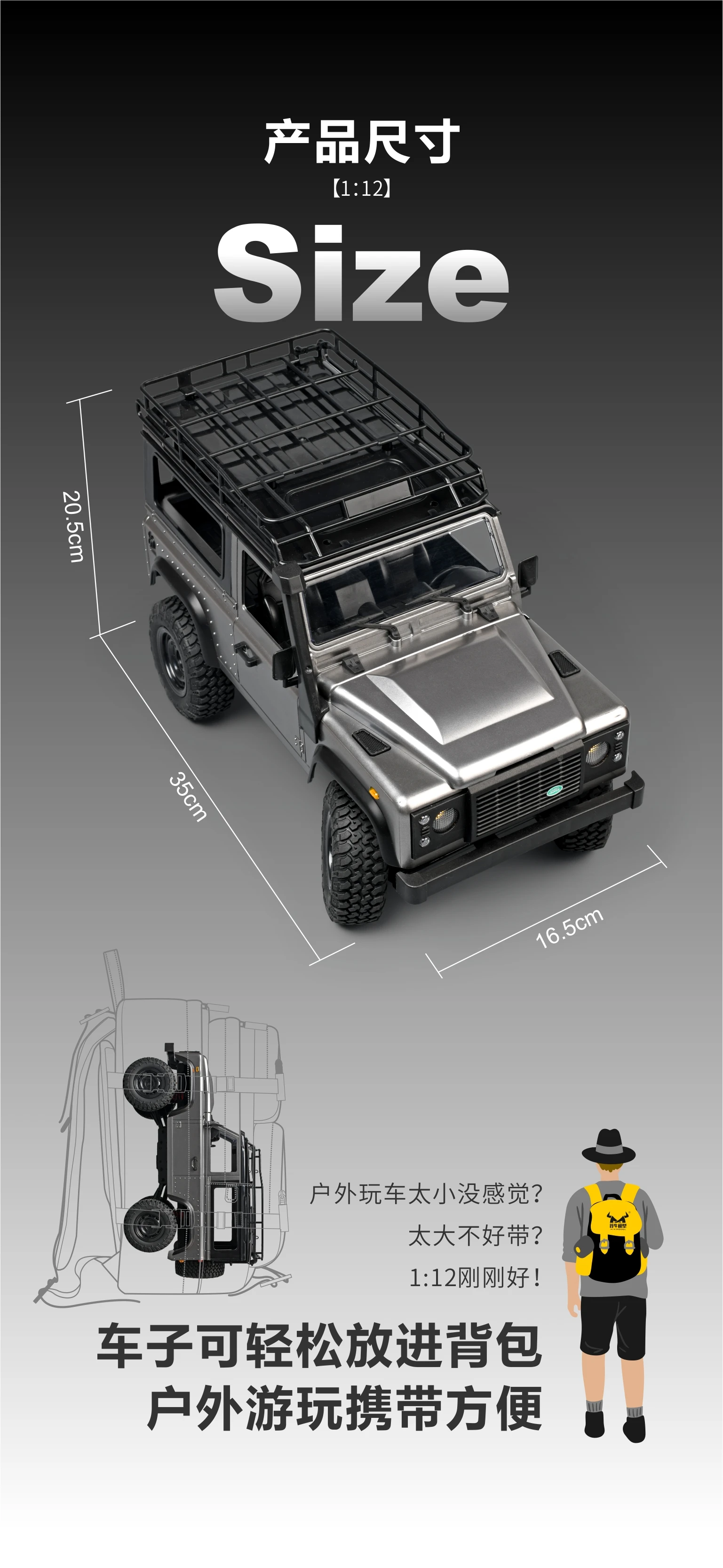 1:12 MN Model RTR Version WPL RC Car 2.4G 4WD MN99S RC Rock