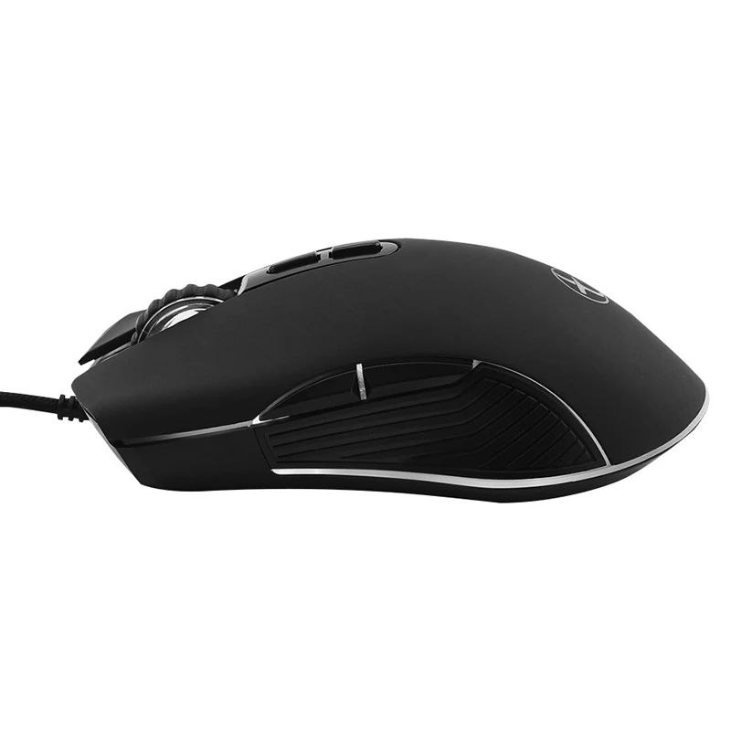 4 Rgb Backlit Modes Wired Mouse 3200Dpi Gaming Mouse 7D Ergonomic Usb C Optical Mouse