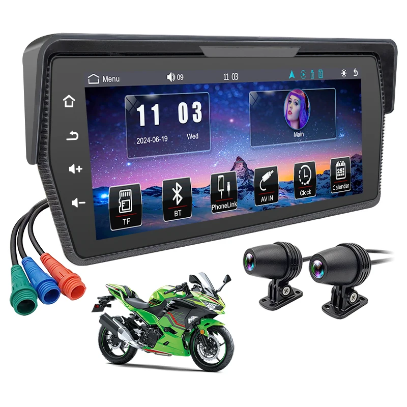 Inch Waterproof Motorcycle GPS Portable Versatile