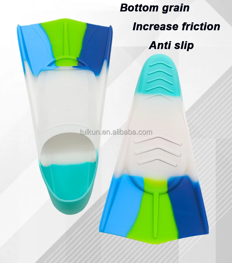 Portachiavi Originale A Forma Di Pinna Subacquea In Silicone – Accessorio Mare 13 Cm (Verde)
