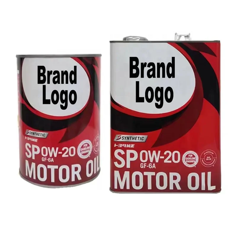 Japan Fully Synthetic Motor Engine Oil Brand Lubricants Engine Change 5W-40 0W20 Engine Oil for Toyota 5E