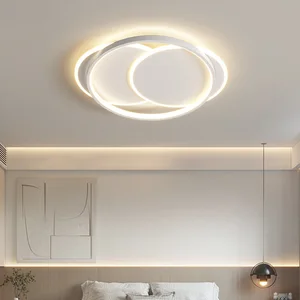 Modern Square Combination LED Ceiling Light Creative for Living Room Dining Room Acrylic Remote Control Decorative Lighting