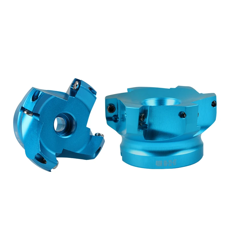 AL-400R/KM12-45 ° Aluminum Alloy Face Milling Cutter with 90 Degree Angle Cleaning and Right Angle Flying Disc factory
