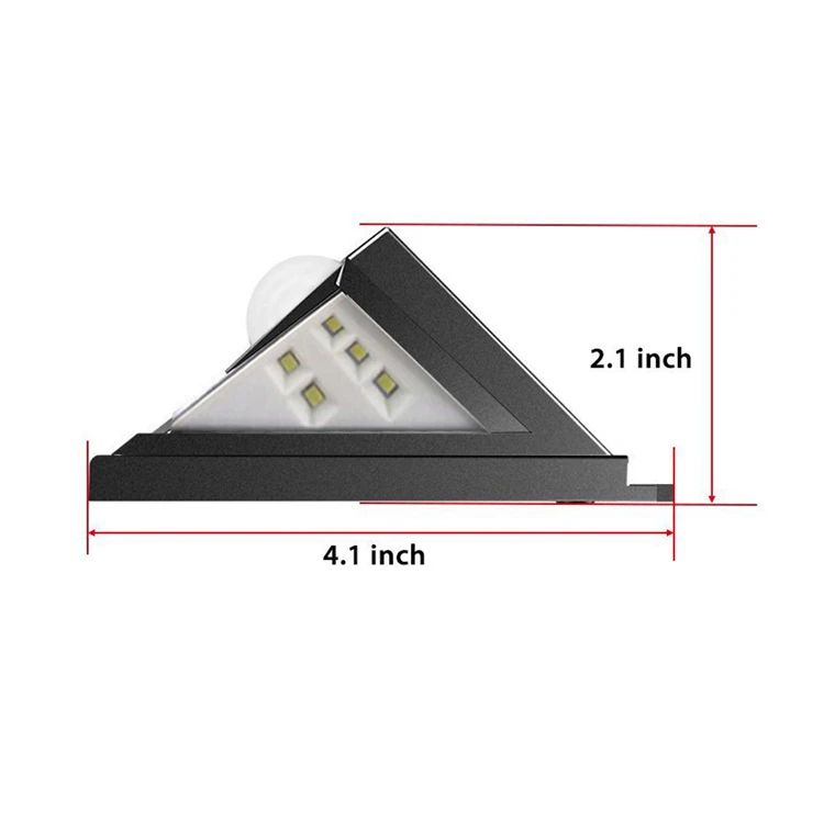 Уличный настенный светильник с пассивным инфракрасным датчиком движения, IP65, 24 светодиода, 44 Светодиода, 54 светодиода, 80 светодиодов, 118светодиодов, солнечный светильник с датчиком движения