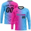 Dragón-rosa intenso azul claro
