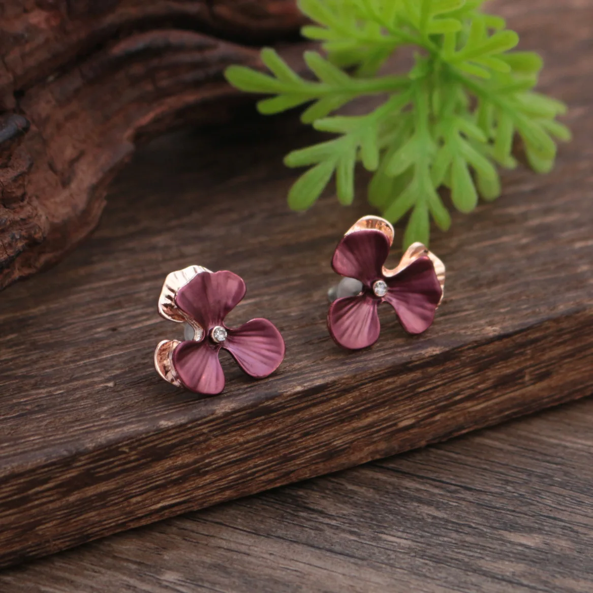 Elegant Zinc Alloy Flower Jewelry Set for Women