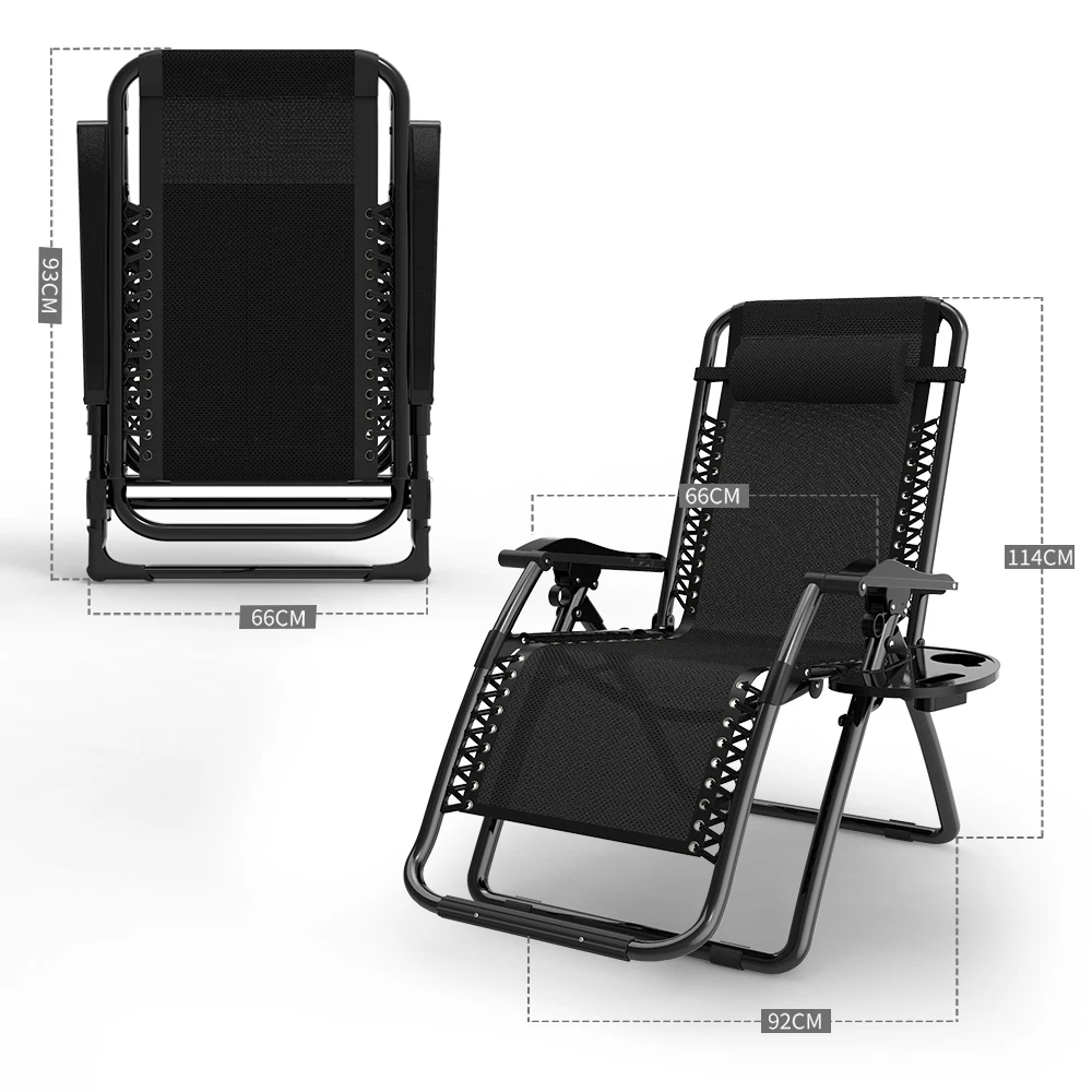 Outdoor Swimming Pool Chairs Folding Zero Gravity Single Sleeping Chair
