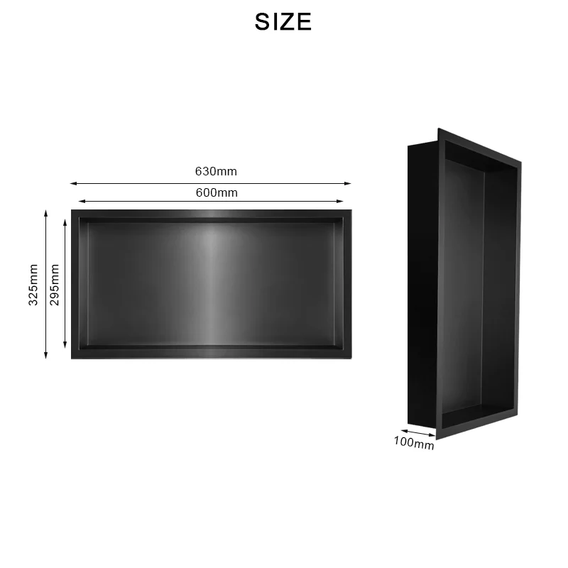 Custom Modern Designs Stainless Steel Shower Niche Sus 304 Wall Niche ...