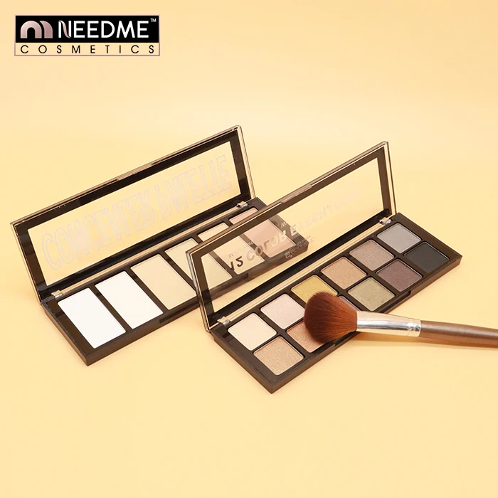 Сделанная на заказ палитра теней для век частного бренда пластиковый корпус и