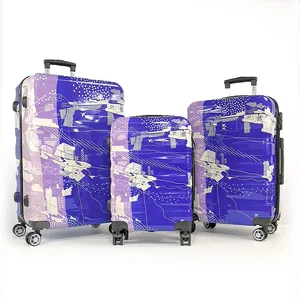 Three-piece Suitcase, Custom Logo, Graffiti Accommodation Password, Luggage, Travel Men's New Trolley Suitcase