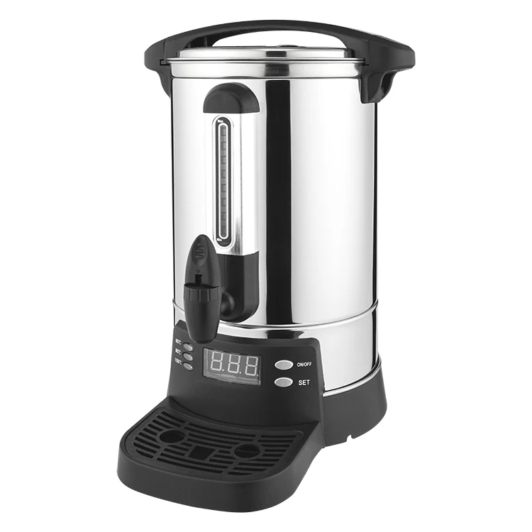 Best Double Insulated Stainless Steel Digital Kitchen Electric Water Boiler Kettle Dispenser Wine Warmer with Capacity 20 Liters