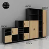 Combinaison armoire basse, moyenne et haute