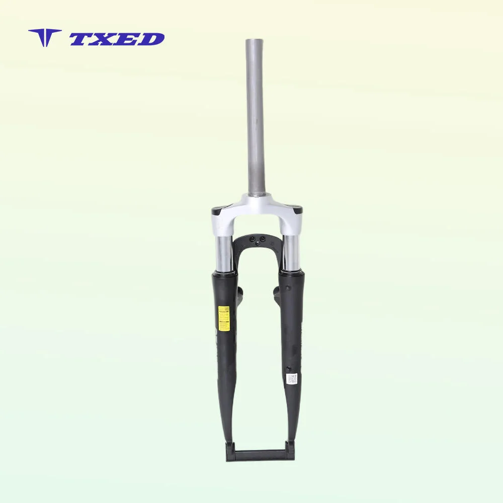 700C Aluminum Bicycle Front Fork 63mm Travel 100mm Spacing V-Brake Ready for Electric Mountain Bike