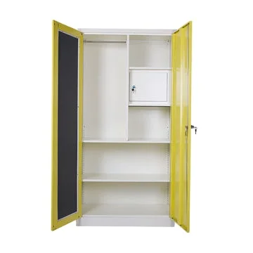 Alibaba.com: 2-door steel almirah with mirror, metal wardrobe for ...
