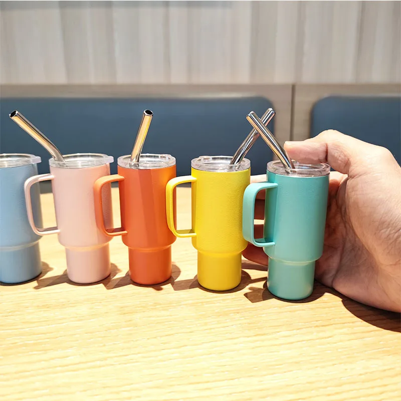 STARLII 2oz Mini Stainless Steel Insulated Tumbler Shot Glass with Lid and  Straw| Alibaba.com