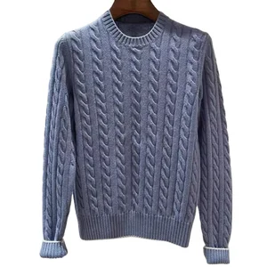 Men's  Pullover Cashmere Sweater Thickened Twisted Sweater Sweater New Winter