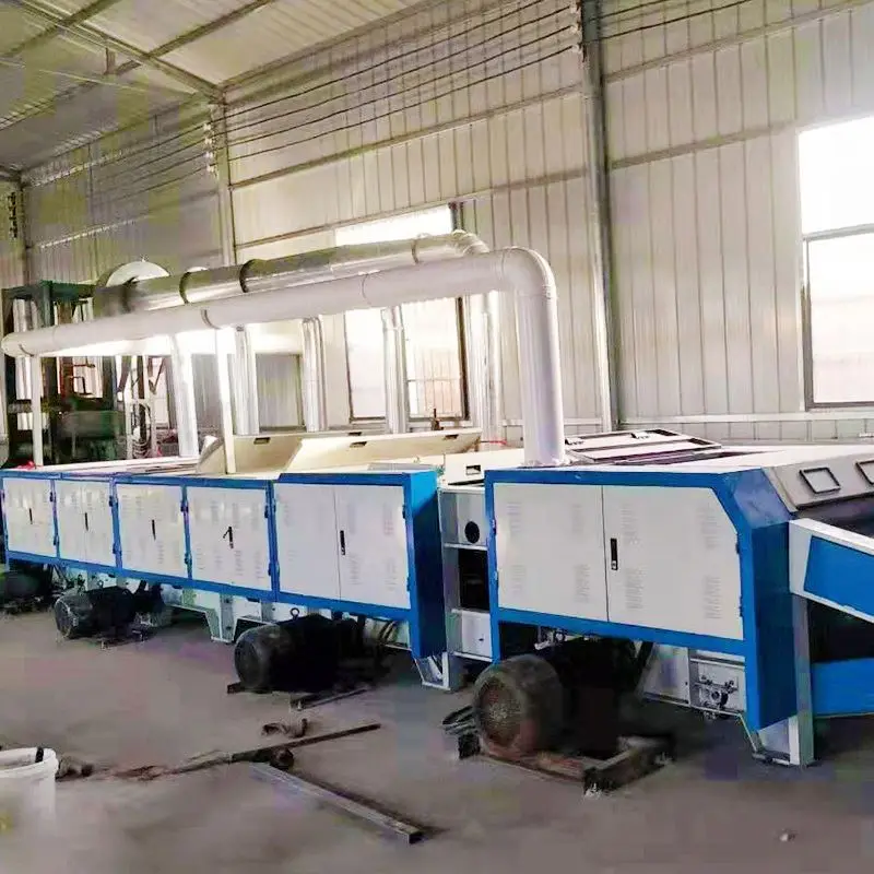 300-500 кг/ч оборудование для переработки ткани ветоши старой одежды из твердого