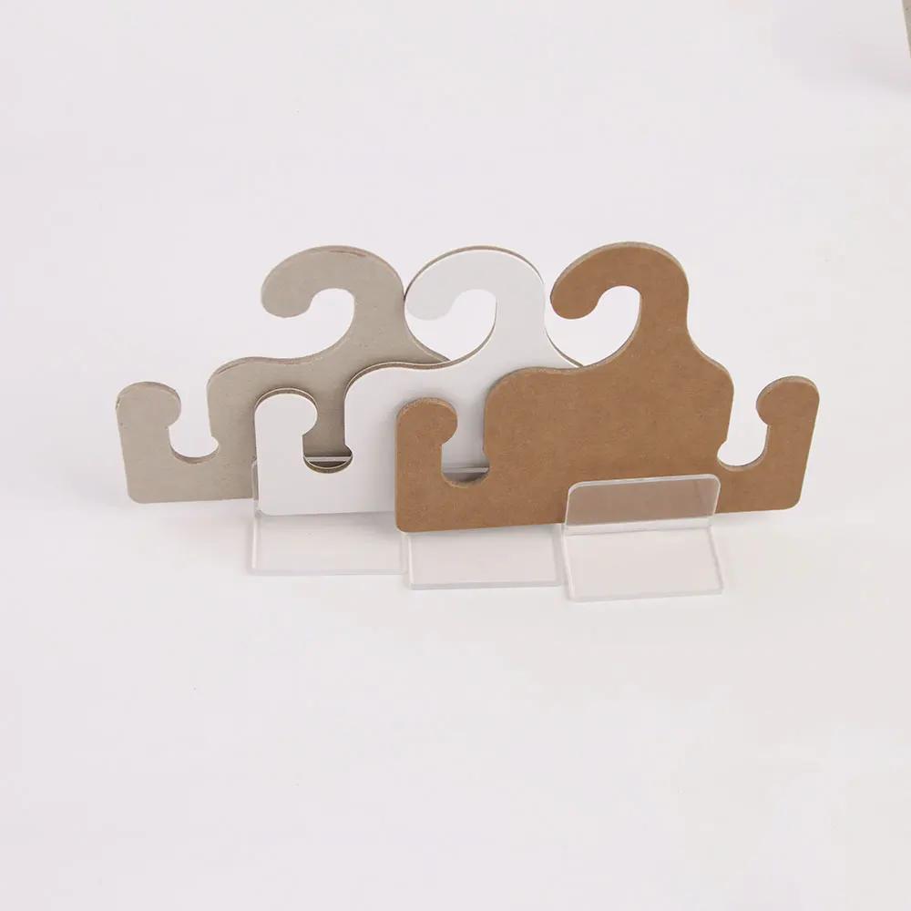 Customized Design Paper Cardboard Slipper Hanger Shoes Hanger Sandal Hangers Hooks for Shop Display
