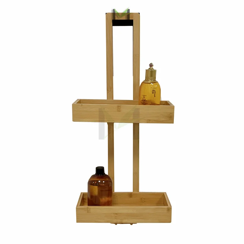 Bamboo Shower Caddy,Over The Door,Stylish And Eco Friendly Shower