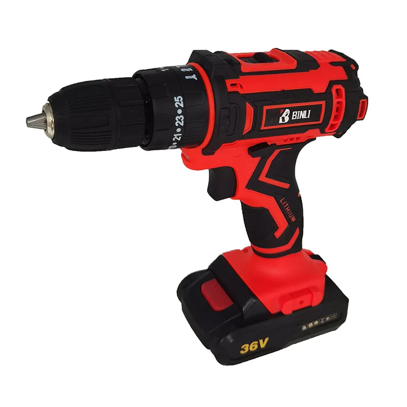 20V/24V/18V/24V Lithium Battery 710W 13Mm Brushless Double Speed Impact Drill